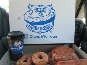 Our yummy coffee and donuts!